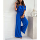 🌞Venta de verano🌺 Mono con volantes sin hombros para mujer - 52% de descuento