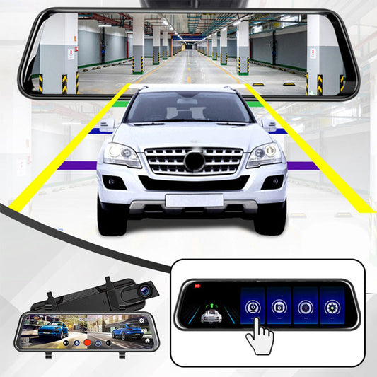🔥Dashcam con pantalla táctil y cámara de inversión🚘📹