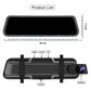 🔥Dashcam con pantalla táctil y cámara de inversión🚘📹
