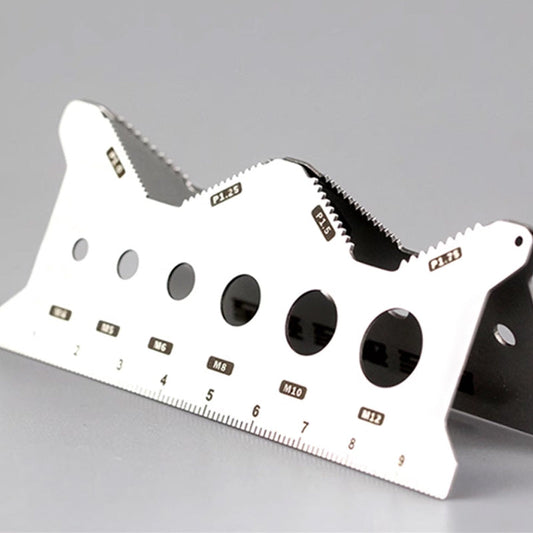 Tarjeta de calibre de pernos de doble cara de acero inoxidable（50% DE DESCUENTO）