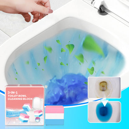 3-in-1 WC-Reinigungsblock – Desodorisiert, Reinigt, Sterilisiert