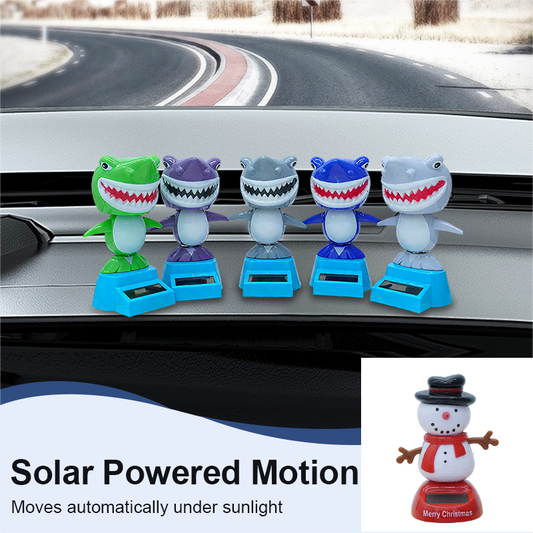 Juguetes para el tablero del auto que funcionan con energía solar