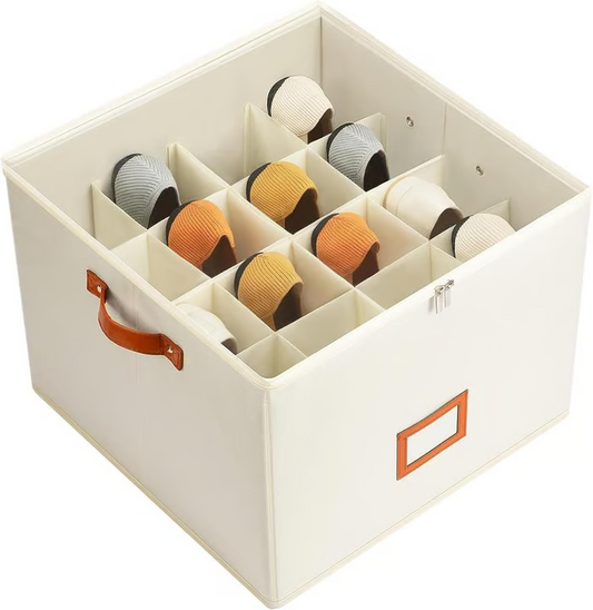 💥 Organizador de Zapatos de Tela, Caja de Almacenamiento - COMPRA 2 ENVÍO GRATIS