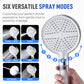 6-Mode High Pressure Handheld Shower Head with Filter