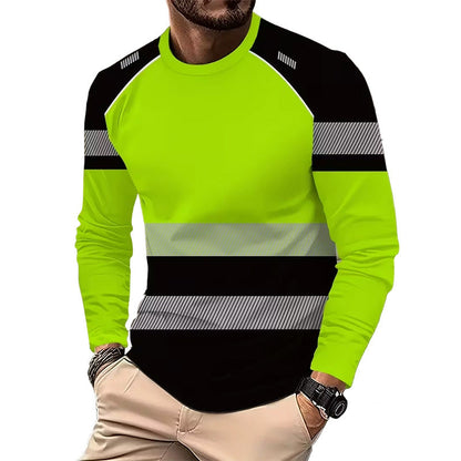 ✨ Pánské sportovní tričko s 3D potiskem – vysoce viditelné, prodyšné, sportovního střihu 🏃‍♂️