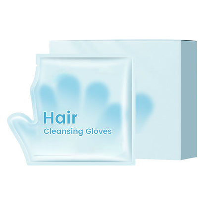 🧤 Rukavice na čištění vlasů bez oplachování – pro regulaci mastnoty (10 ks) 🚿✨