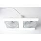 🌬️✨ Dvouhlavý stropní ventilátor s LED světlem – moderní design s dálkovým ovládáním do obývacího pokoje a ložnice