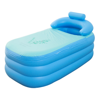 🛁🔥 Přenosná nafukovací vana pro dospělé – lehká, snadno skladná, relaxační koupel použitelná doma i na cestách ✨
